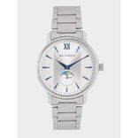 Men Silver Analogue Watch MFB-PN-WTH-M8131-3