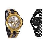 Rosra Black and Gold and Glory Black  Watches for Men and Women