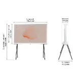 QA55LS01TAKXXL 55 Inch QLED 4K The Serif TV 2020