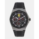 Men Black Textured Analogue Watch 0830694