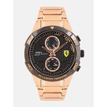 Men Black Textured Analogue Watch 0830640