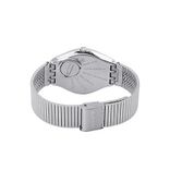 Unisex Silver-Toned Swiss Made Analogue Watch SYXS103GG