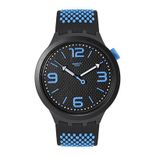 Unisex Black Swiss Made Analogue Watch SO27B102