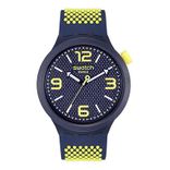 Unisex Navy Blue Swiss Made Analogue Watch