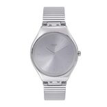 Unisex Silver-Toned Swiss Made Analogue Watch SYXS103GG