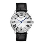 Men Silver-Toned Carson Premium Swiss Analogue Watch T1224101603300