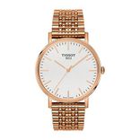 Men Silver-Toned Everytime Medium Analogue Watch T1094103303100