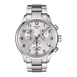 Men Silver-Toned Chrono XL Classic Swiss Chronograph Analogue Watch T1166171103700