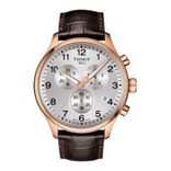 Men Silver-Toned Chrono XL Classic Swiss Chronograph Analogue Watch T1166173603700