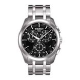 Men Black Couturier Chronograph Analogue Watch T0356171105100