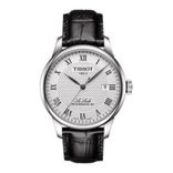 Men Silver-Toned Le Locle Powermatic 80 Analogue Watch T0064071603300