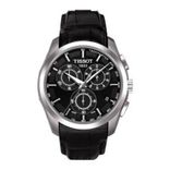Men Black Couturier Chronograph Swiss Analogue Watch T0356171605100