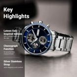 NS1873KM02 Maritime Blue Dial Quartz Multifunction Watch
