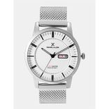 Premium Men Silver-Toned Analogue Watch DK11731-1