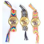 geneva multicolor woolen belt with attractive and eye catcher dials women combo G1P06 Watch - For Girls