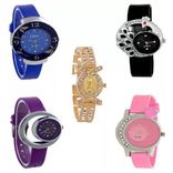 glory combo of luxury and beautiful watch pair aks women upcoming style Watch - For Girls