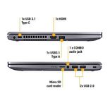 VivoBook 14 M409DA-EK484T Laptop (AMD Dual Core Ryzen 3/4 GB/1 TB/Windows 10)