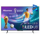 U8H 55 Inch QLED Series Quantum 4K ULED Mini-LED Class Google Smart TV with Alexa Compatibility, Quantum Dot TV