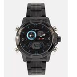 Men Black Analogue and Digital Watch BXBK007