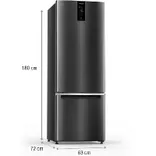 21832 Intellifresh Pro 312L 3 Star Double-Door Refrigerator