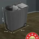 30344 11kg Semi Automatic with Dynamix Detergent Dispenser