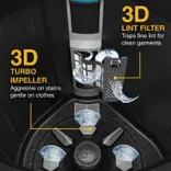 30344 11kg Semi Automatic with Dynamix Detergent Dispenser