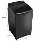 31690 Magic Clean BW Pro H 10kg 5 Star Top Load Washing Machine
