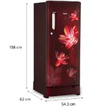 72539 Icemagic Powercool 192L 3 Star Single Door Refrigerator