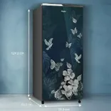 73228 Icemagic Pro 192L 4 Star Glass Finish Single Door Refrigerator