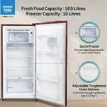 RDC220A/W0DWETMH000GD 185 L 5 Star Direct Cool Single Door Refrigerator