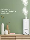 Caspian Cool Mist Ultrasonic Humidifier, Super Quiet, Auto Shut Off