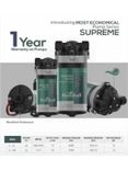 Supreme Booster Pump