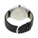 Men Black Analogue Leather Watch