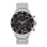 Men Black Analogue Watch NK3072SM04