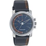Black Analog Watch For Men NE3039SL07