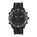 Men Black Analogue and Digital Watch NK38034NP01