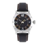 Men Black Analogue Watch NK3139SL01_OR2