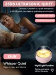 Air Humidifier Ultrasonic Cool Mist Car Humidifier with Atmosphere Light