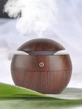 Round Electric USB Mini humidifier Aroma Oil Diffuser Air Humidifier Office Room