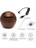 Round Electric USB Mini humidifier Aroma Oil Diffuser Air Humidifier Office Room