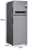 IF CNV 278 ELT 265 Ltr Double Door Refrigerator