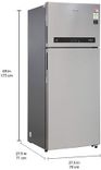 IF INV CNV 480 465 Ltr Double Door Refrigerator
