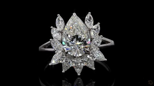 Solitaire Engagement Ring, 14K White Gold, stock 1088640