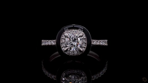 Solitaire Engagement Ring, 14K White Gold, stock 1179604