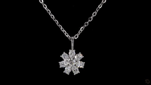 Pendant, 14K White Gold, stock 778692