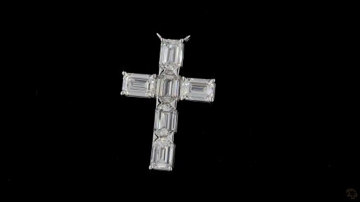 Fashion Pendant, 14K White Gold, stock 748818