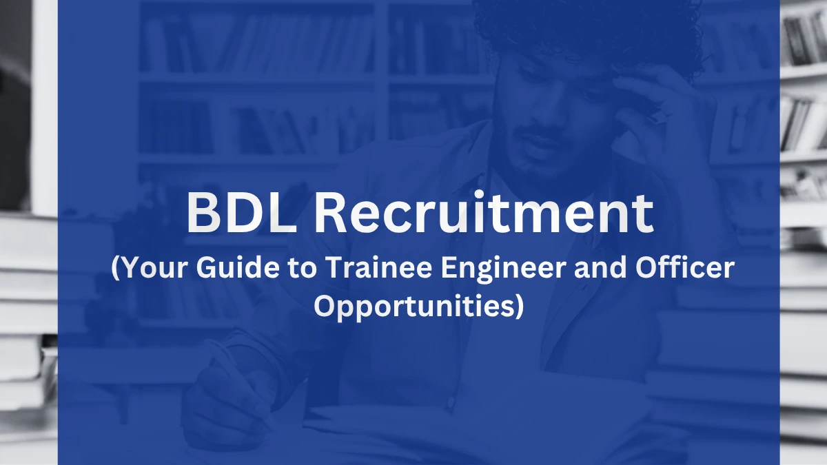 BDL Recruitment