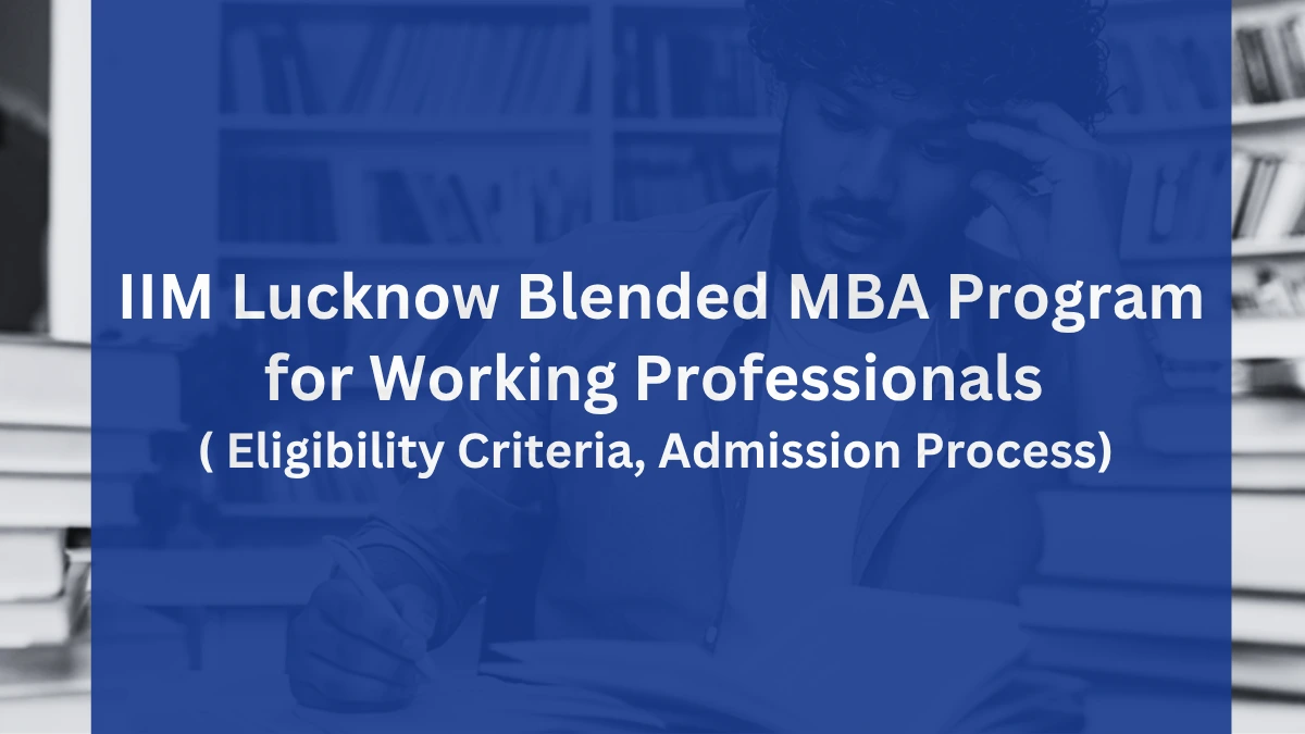 IIM Lucknow Blended MBA program