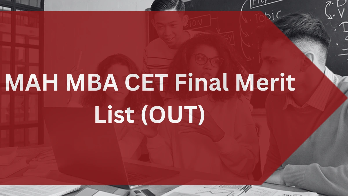 MAH MBA CET Merit List