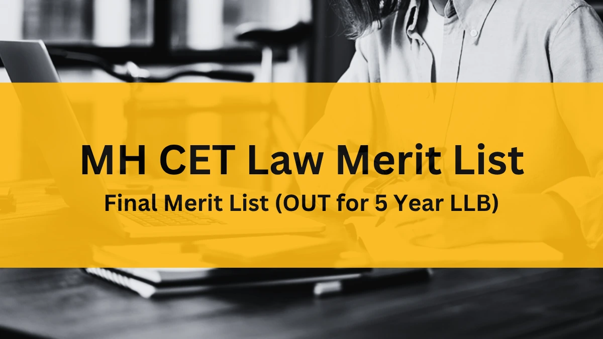 MH CET Law Merit List
